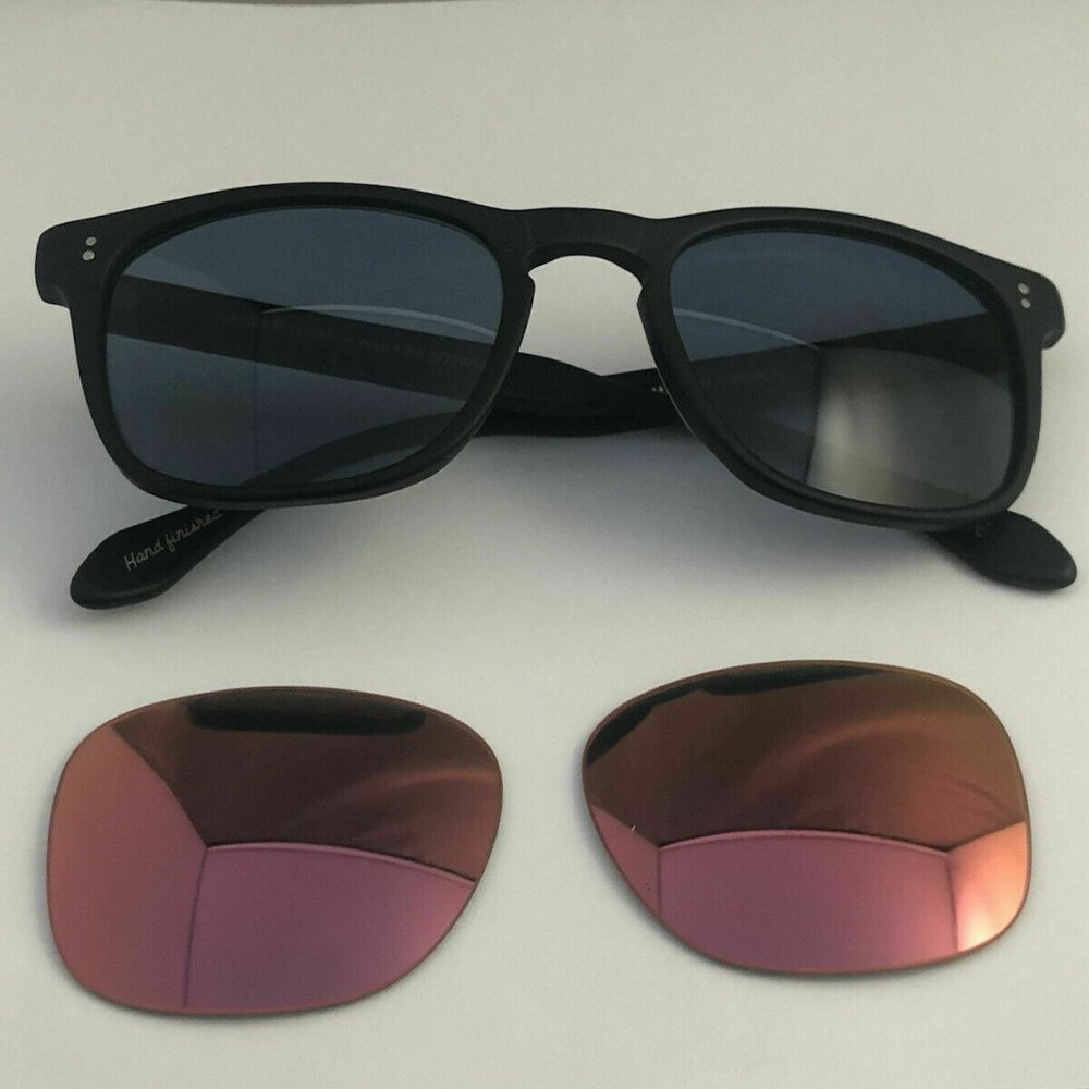 Garrett Leight x Boswell sunglasses + extra lenses